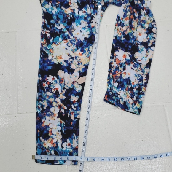 Worthington 3 piece set medium top and pants large soft blazer Iredesa Floral - Picture 12 of 16